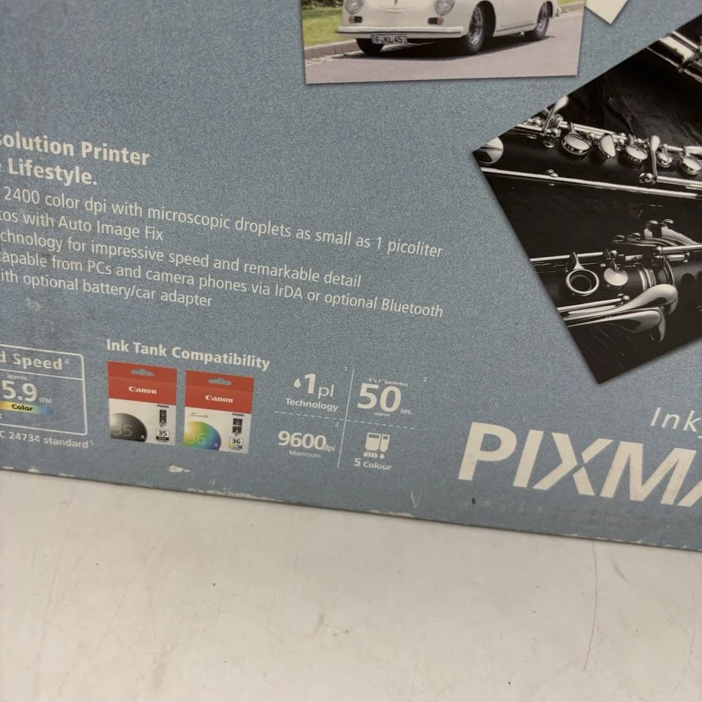 Canon PIXMA iP100 Mobiler USB Drucker in Box Used Tested and Working